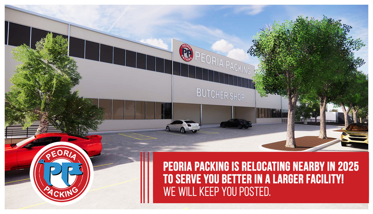 Peoria Packing is relocating nearby in 2025 to serve you better in a larger facility! We will keep you posted.